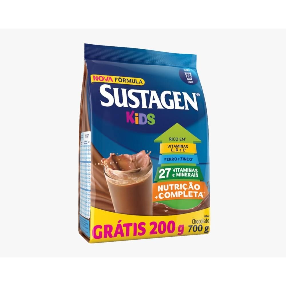 Complemento Alimentar SUSTAGEN Kids Chocolate 700g Grátis 200g