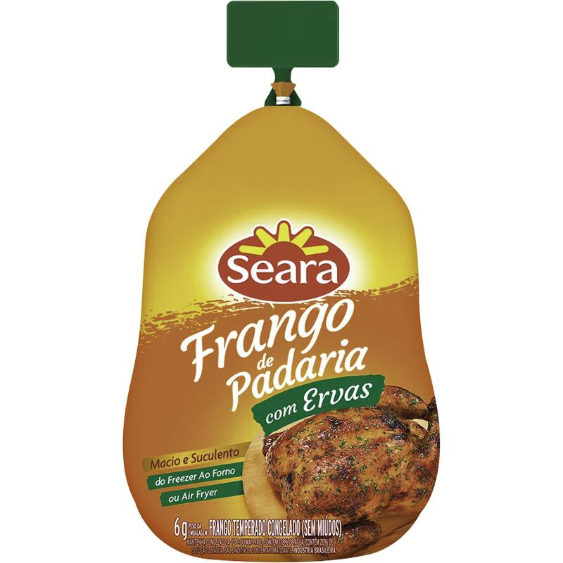 Frango de Padaria Seara Ervas Preço por quilo na peça
