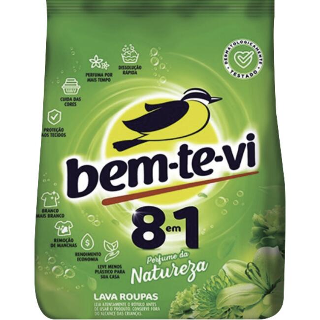 Lava Roupas em Pó Bem-te-vi Natureza 200g