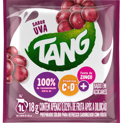 Refresco em Pó Tang Uva 25g