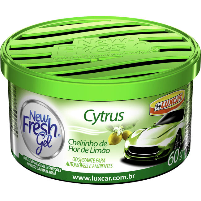 Odorizante em Gel New Fresh Luxcar Citrus 60g