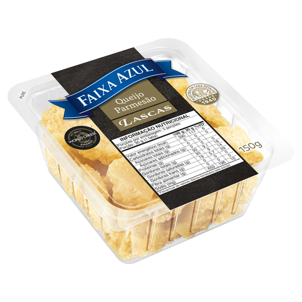 Queijo Parmesão Lascas Faixa Azul 150g