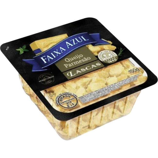 Queijo Parmesão Lascas Faixa Azul 150g