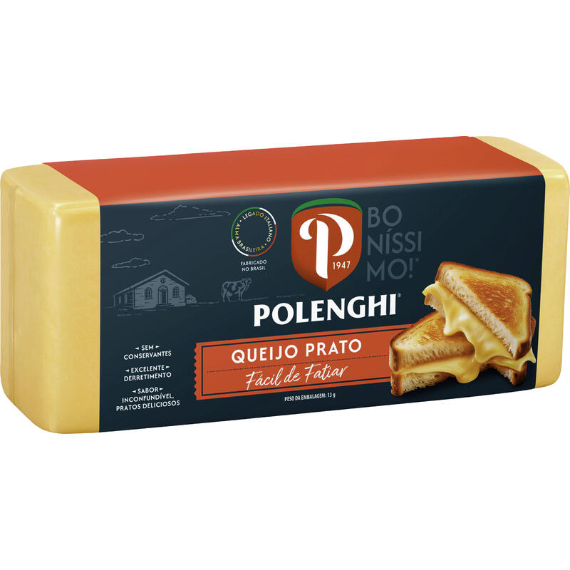 Queijo Prato Polenghi Preço por quilo na peça