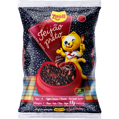 Feijão Preto Zaeli Tipo 1 1kg