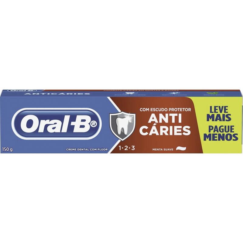 Creme Dental Oral-B 1.2.3 150g