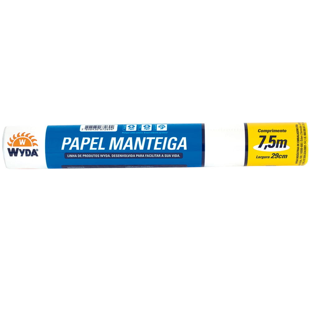 Papel Wyda Manteiga 7,5m Un