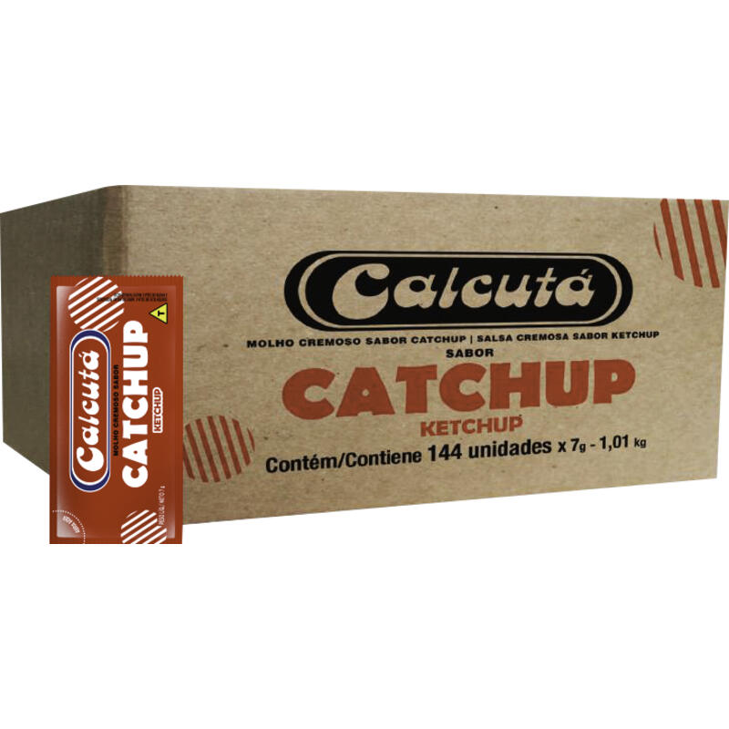 Molho Sabor Catchup Calcutá Minissachê 144x7g
