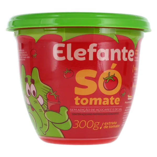 Extrato de Tomate Elefante 300g - Só Tomate