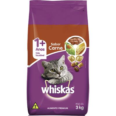 Alimento para Gatos Whiskas Carne 3kg