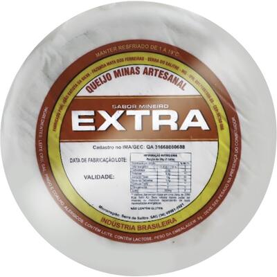 Queijo Minas Extra Artesanal Preço por quilo na peça