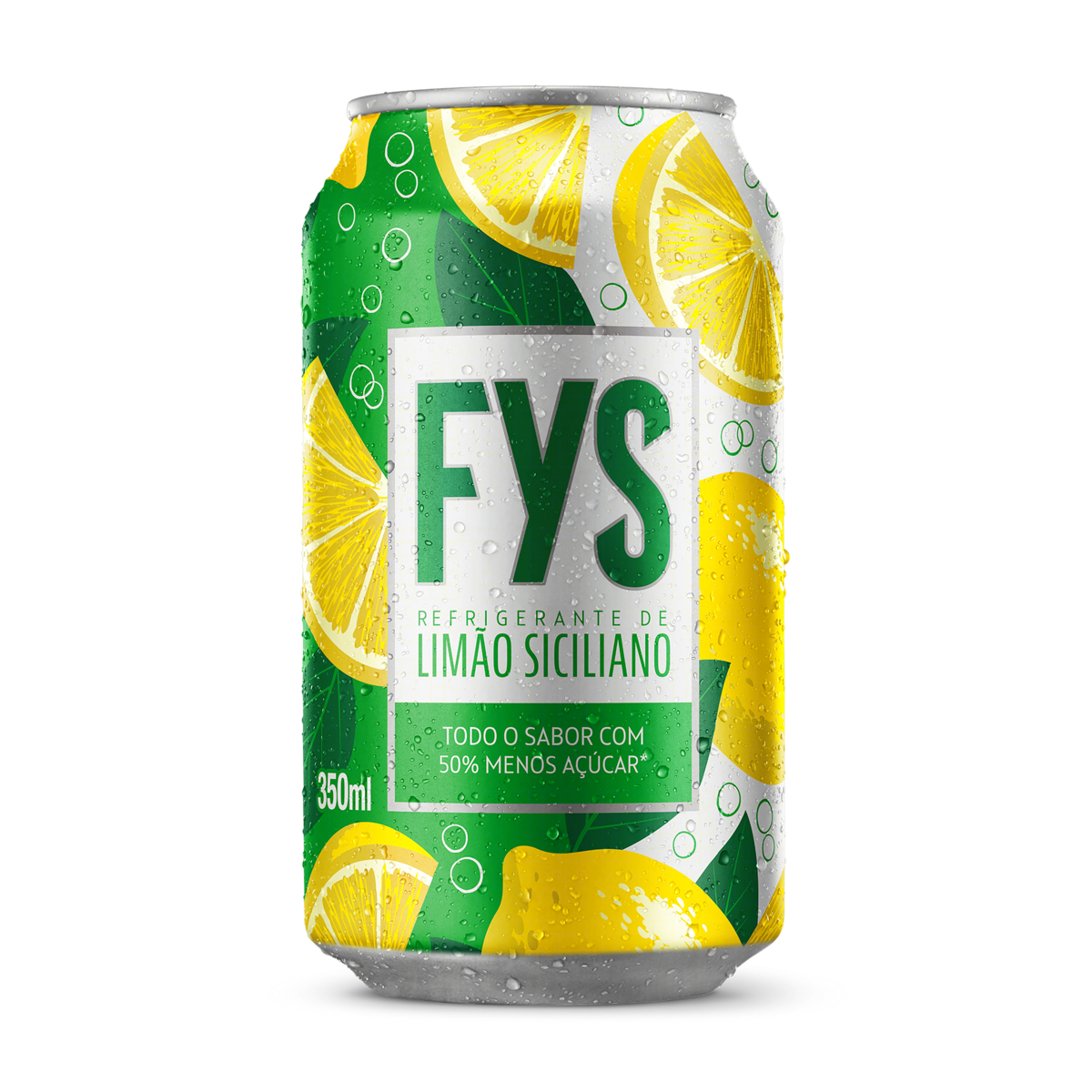 Refrigerante Limão Siciliano FYs Lata 350ml
