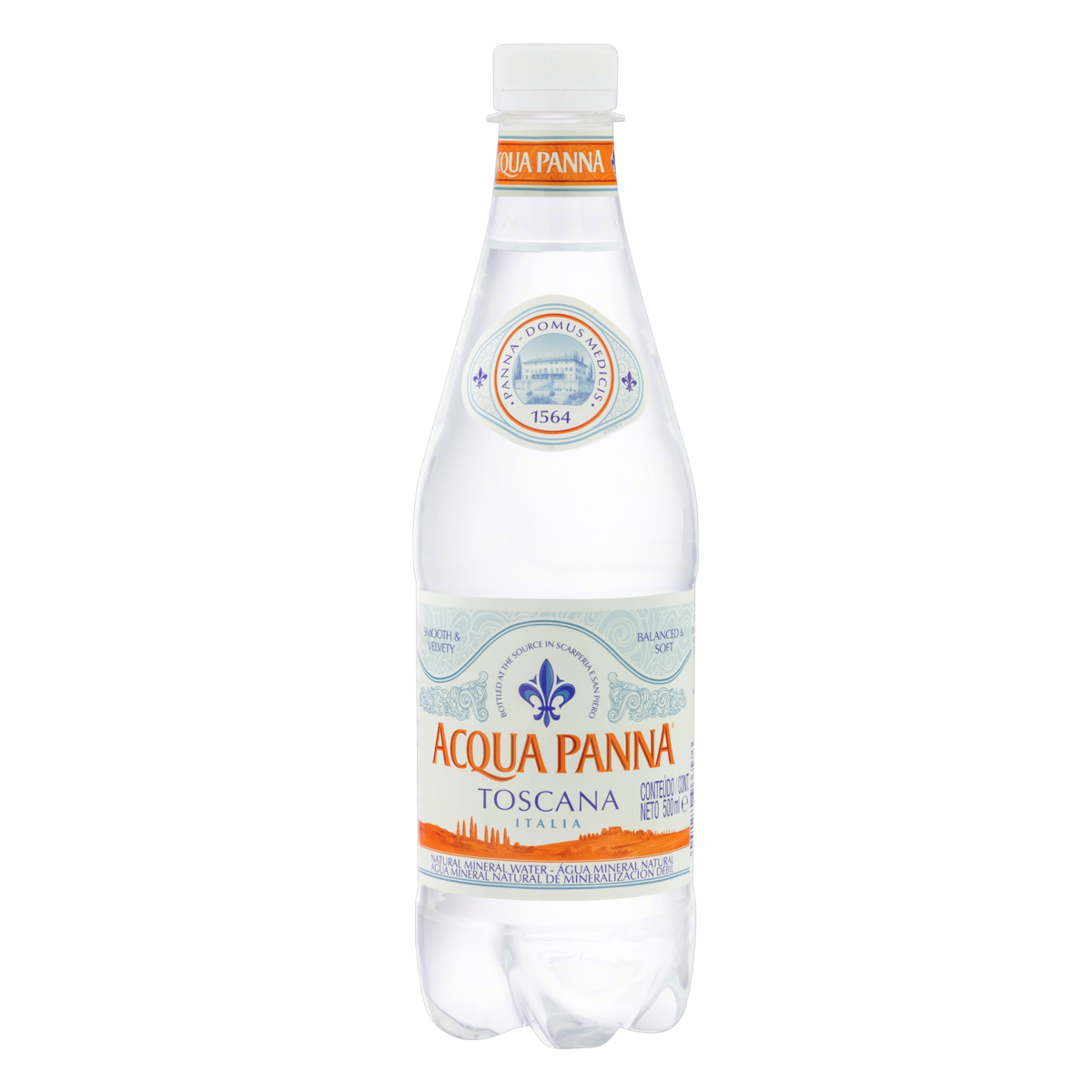 Água Mineral Natural sem Gás Acqua Panna Garrafa 500ml