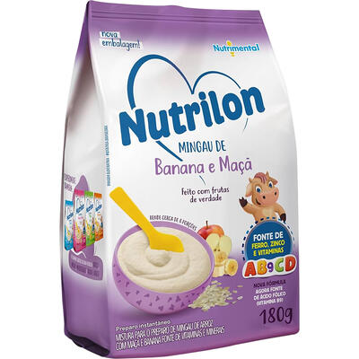 Mingau Nutrilon Banana e maçã 180g