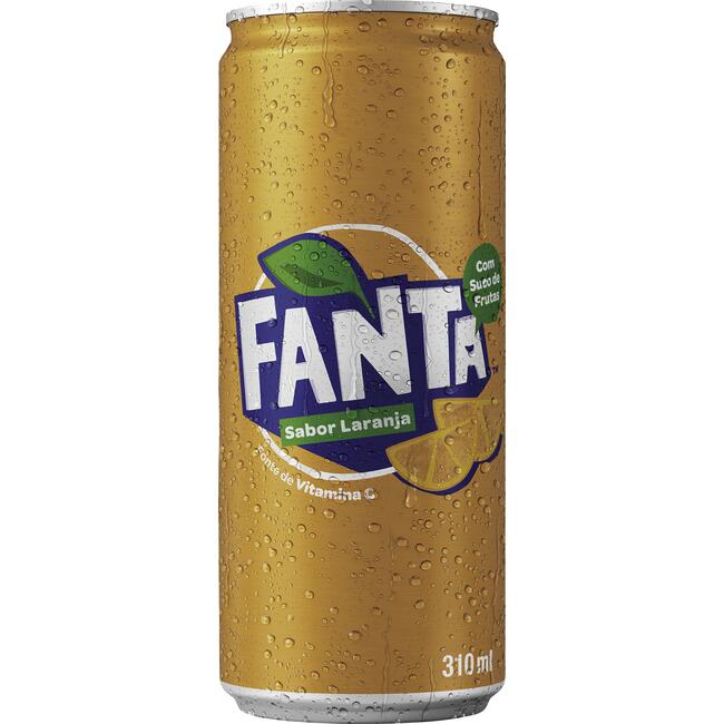Refrigerante Fanta Laranja Sleek 310ml