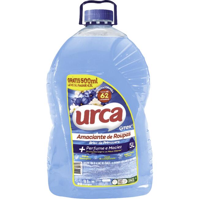 Amaciante para Roupa Urca Brisa Azul 5L