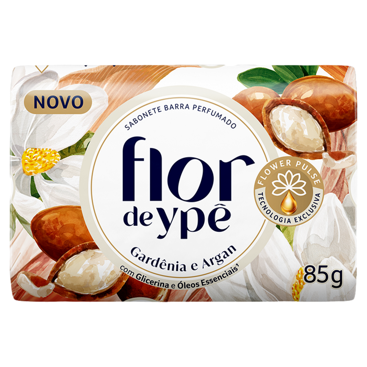 Sabonete Flor de Ypê Gardênia e Argan 85g