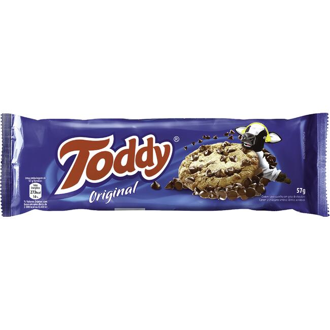 Biscoito Cookies Toddy Baunilha 57g
