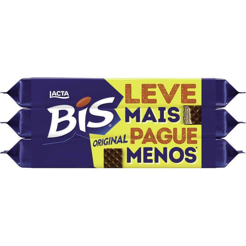 Bis Lacta Ao leite 3 un x 126g