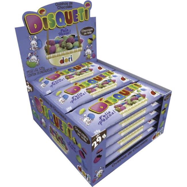 Confeito de Chocolate Dori Disqueti Ovinho 18x29g