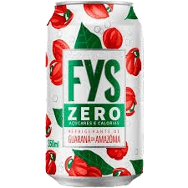 Refrigerante FYs 350ml - Guaraná Zero - Lata