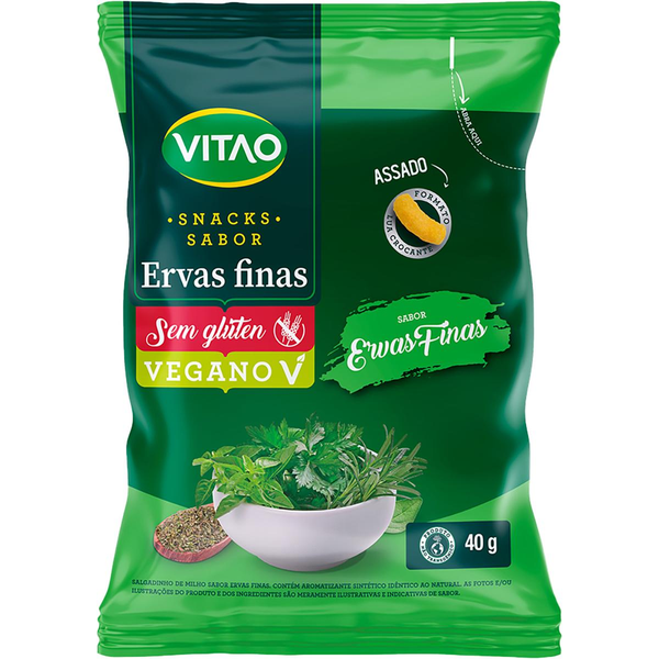 Snack Integral Vitao 40g - Ervas Finas