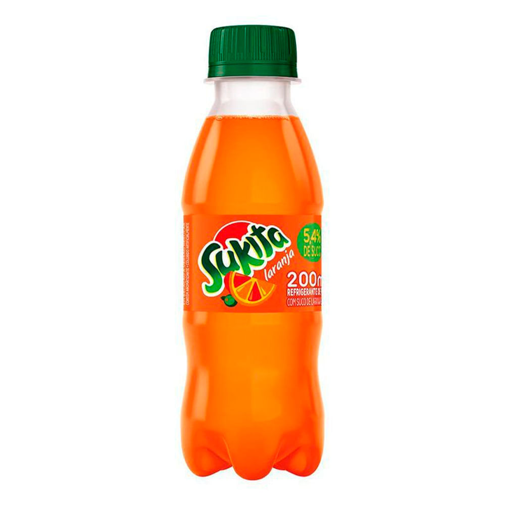 Refrigerante Sukita Laranja Garrafa 200ml