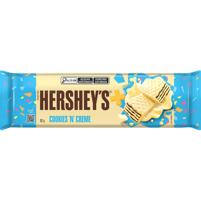 Wafer com Chocolate Cookies n Creme Hersheys 102g