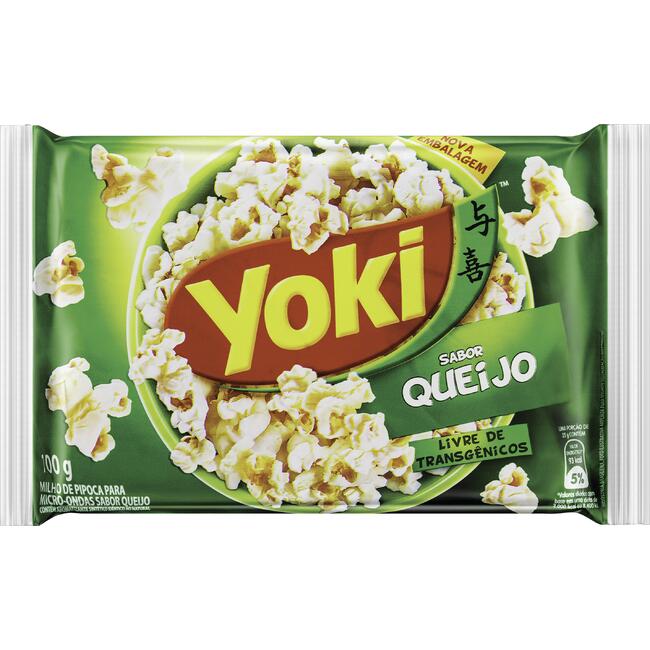Milho de Pipoca para Micro-ondas Yoki Queijo 100g
