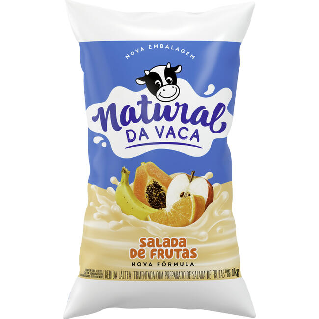 Bebida Láctea Natural da Vaca Salada de Frutas 1L