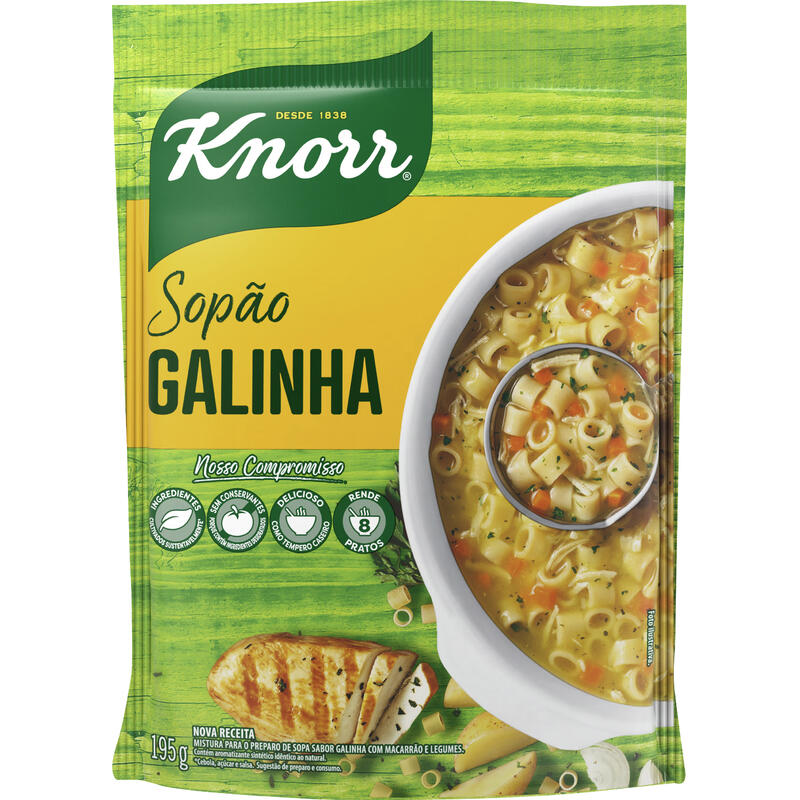 Sopão Knorr Galinha com Macarrão 195g