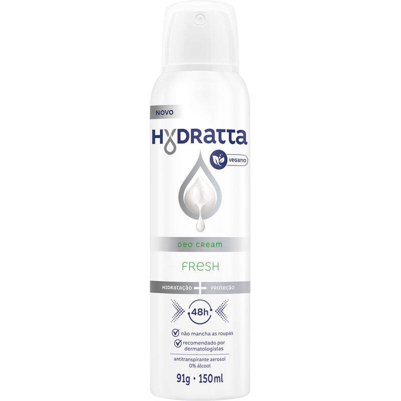 Desodorante Aerossol Hydratta Fresh Protection 150ml