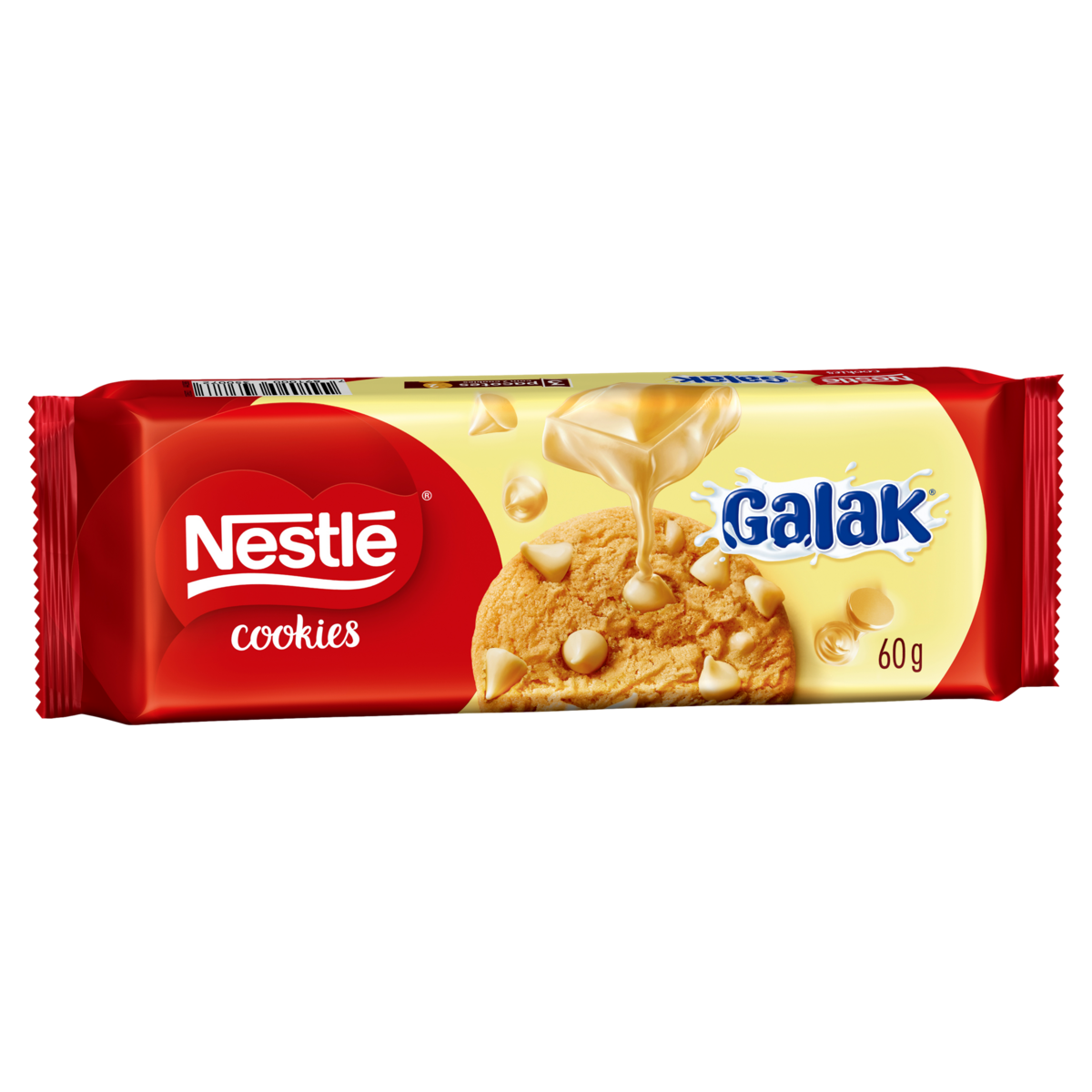Cookie GALAK Gotas de Chocolate Branco 60g