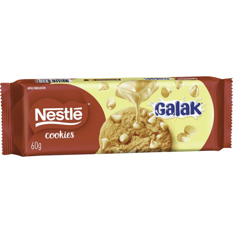 Cookie GALAK Gotas de Chocolate Branco 60g