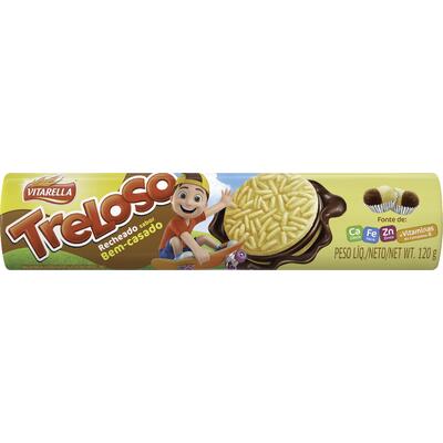 Biscoito Recheado Treloso Bem Casado 120g