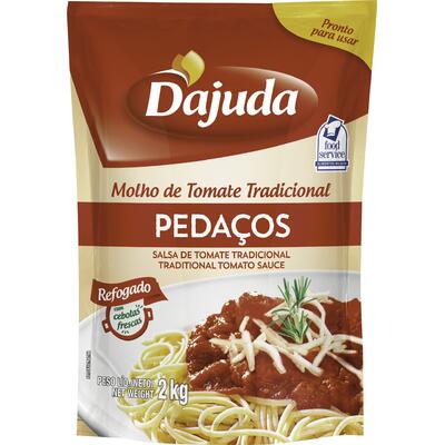 Molho de Tomate D'ajuda Tradicional 2kg