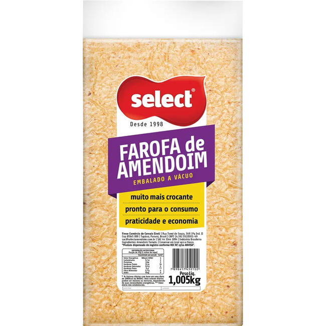 Farofa de Amendoim Select 1,005kg