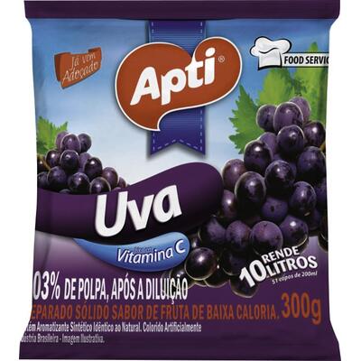Refresco em pó Apti Uva 300g