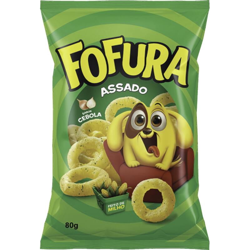 Salgadinho Lucky Fofura Cebola 80g