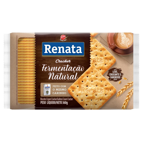 Biscoito Renata 360g - Fermentação Natural - Cream Cracker