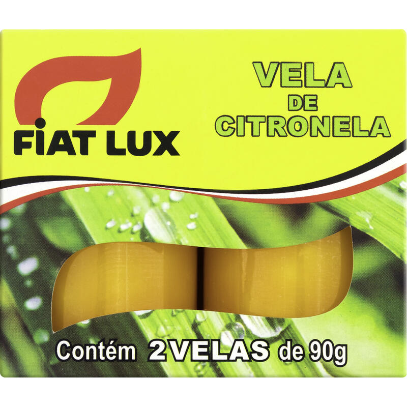 Vela Fiat Lux Citronela 2x90g