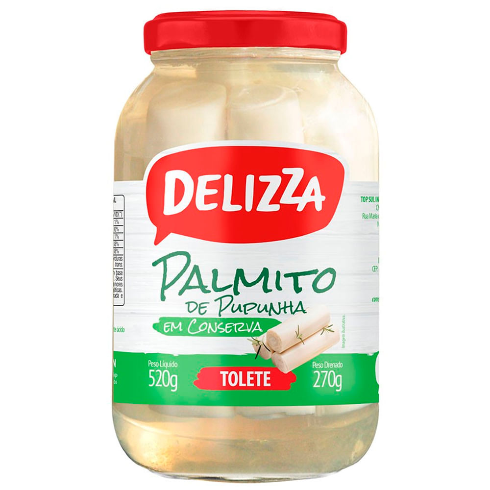 Palmito Delizza Pupunha 270g