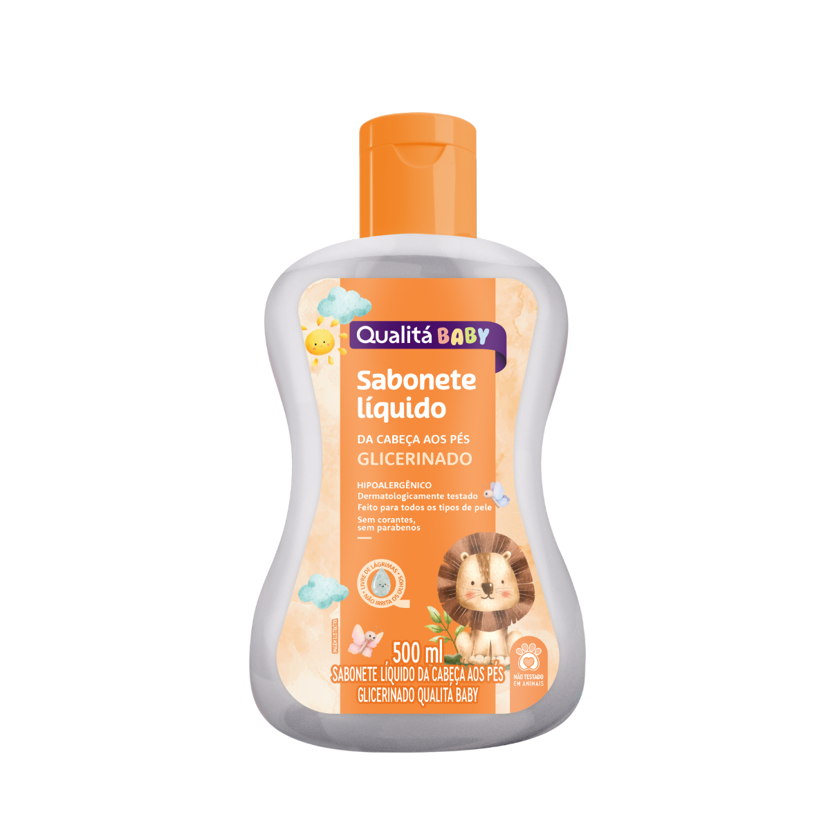 Qualitá Sabonete Líquido Cabeca Aos Pés Glicerinado 500Ml