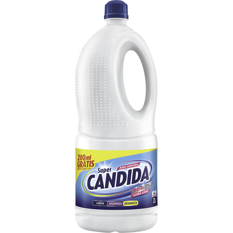 Água Sanitária Super Candida 2L