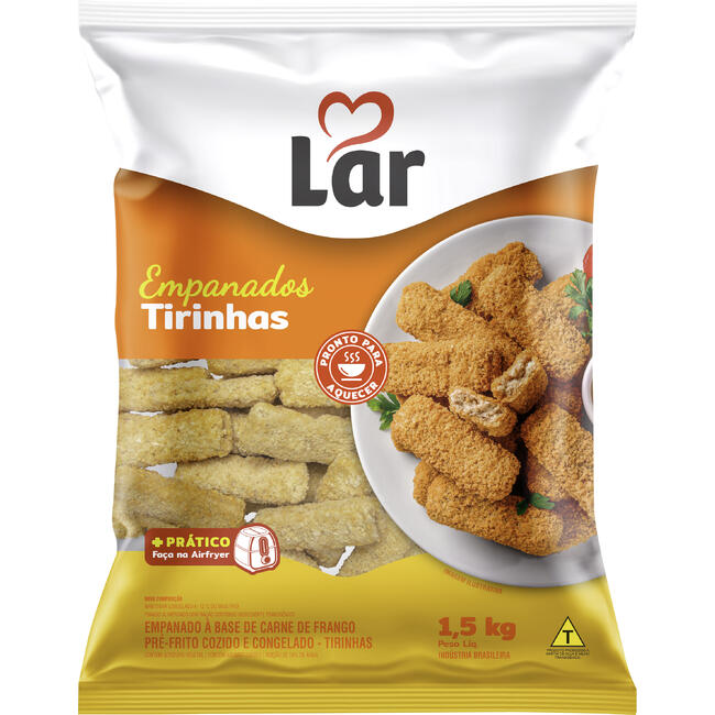 Tirinhas de Frango Lar Congelada 1,5kg