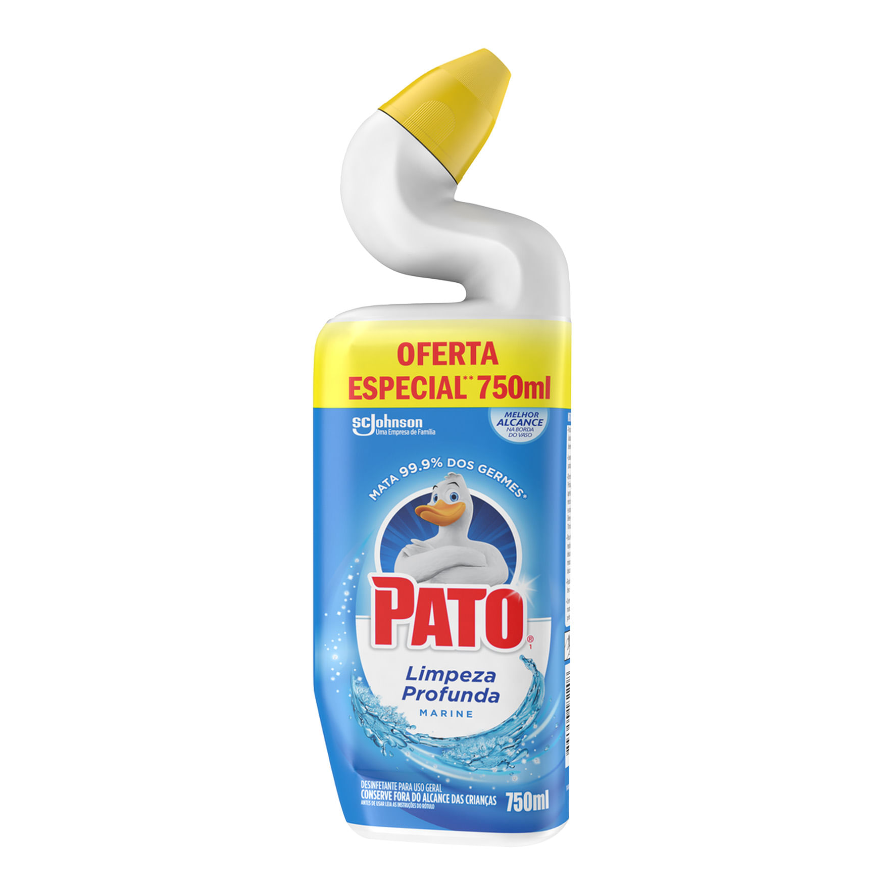 Desinfetante Sanitário PATO Limpeza Profunda Gel Marine 750ml Oferta Especial
