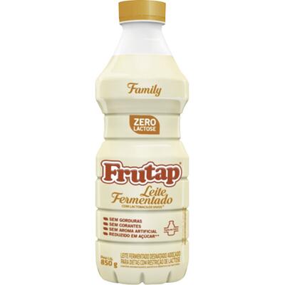 Leite Fermentado Frutap Family Zero Lactose 850g