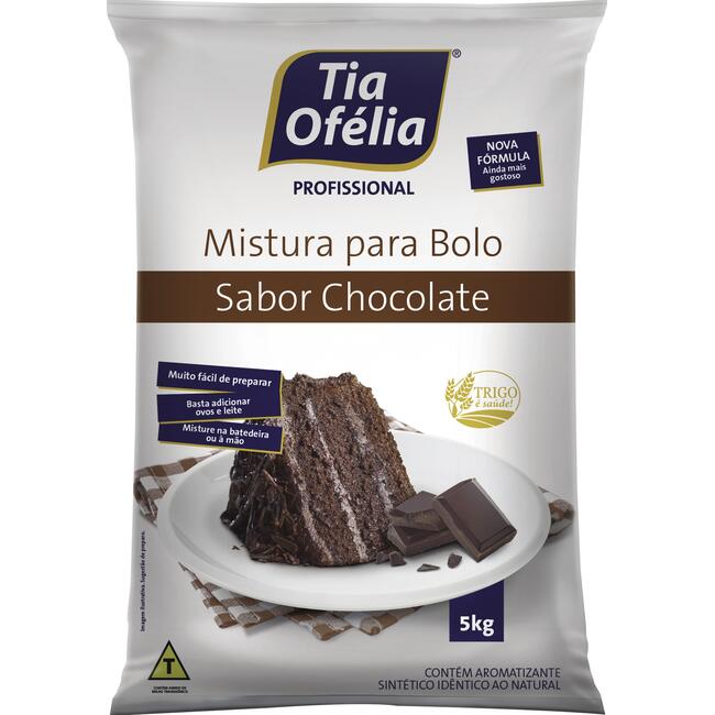 Mistura para Bolo Tia Ofélia Chocolate 5kg