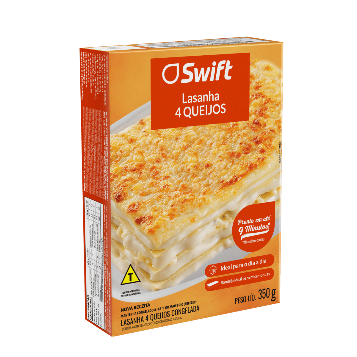 Lasanha Swift 4 Queijos 350g