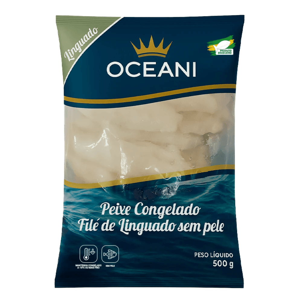 Filé de Linguado OCEANI Sem Pele Congelado 500g